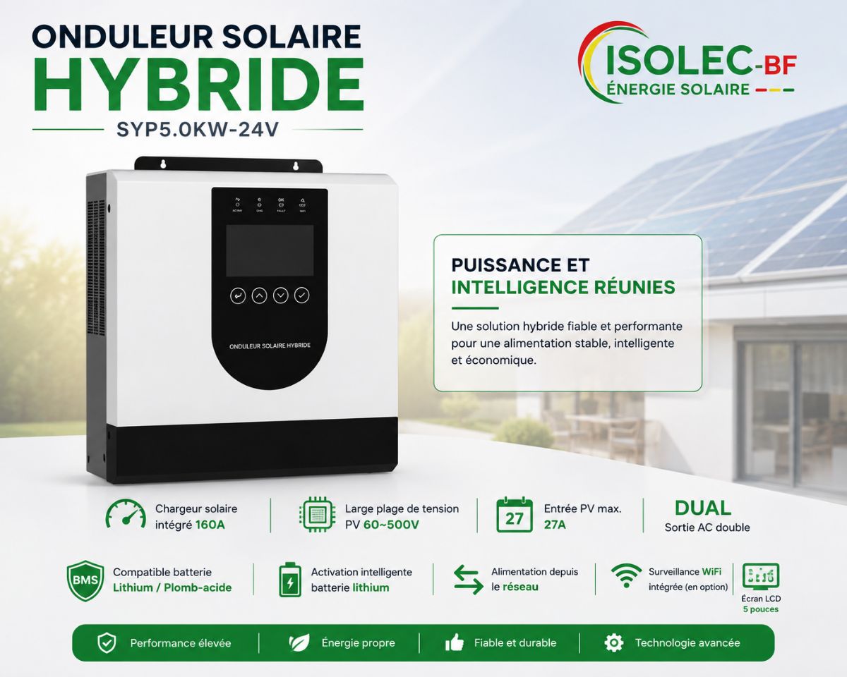 Onduleur hybride SYP5.0KW-24V