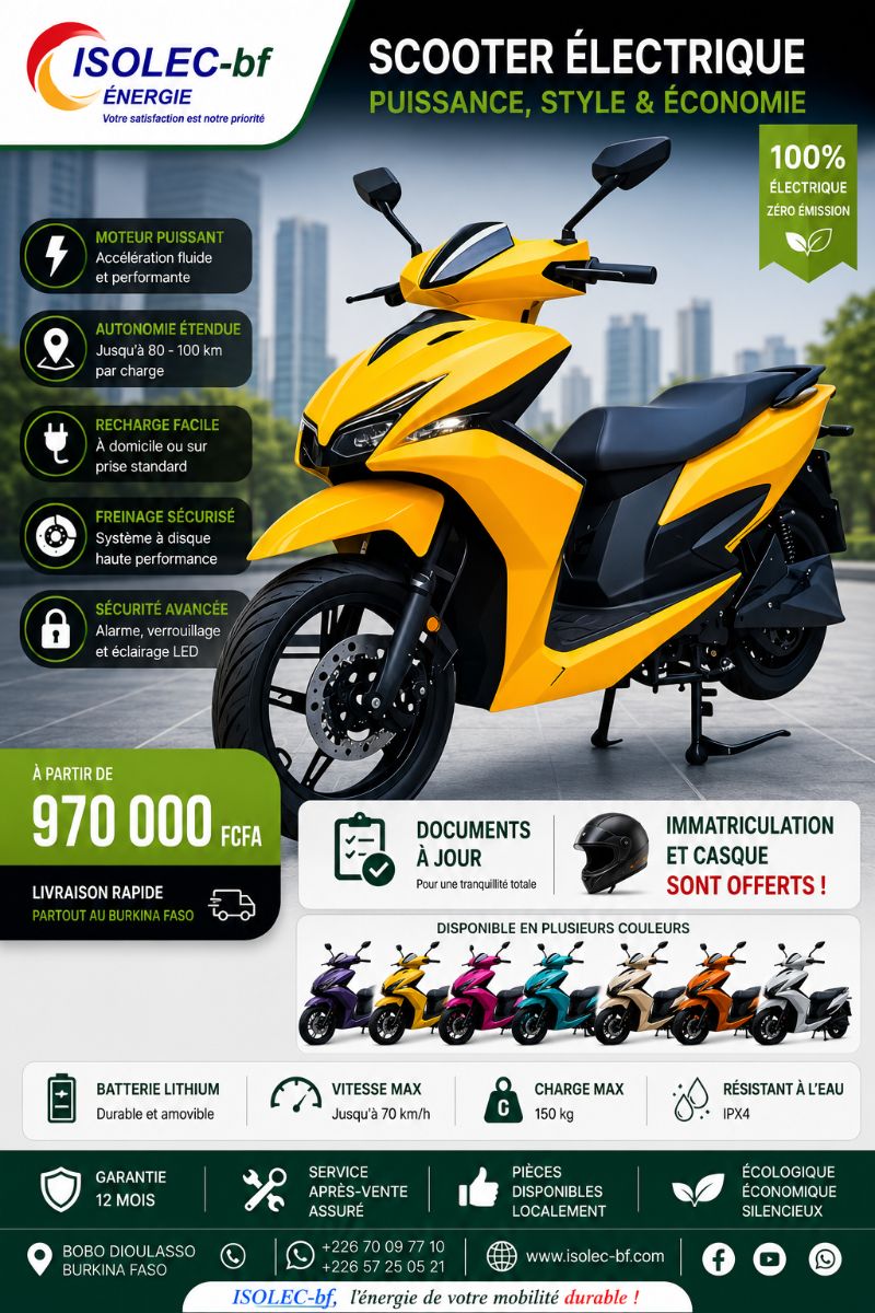 SCOOTER V12 72v 2000W 3