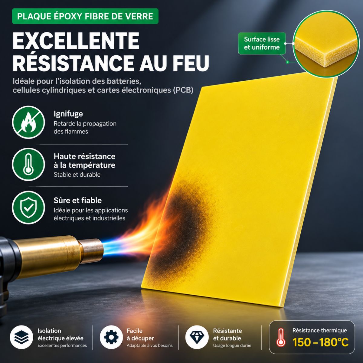 Feuille bakélite époxy 3240  3