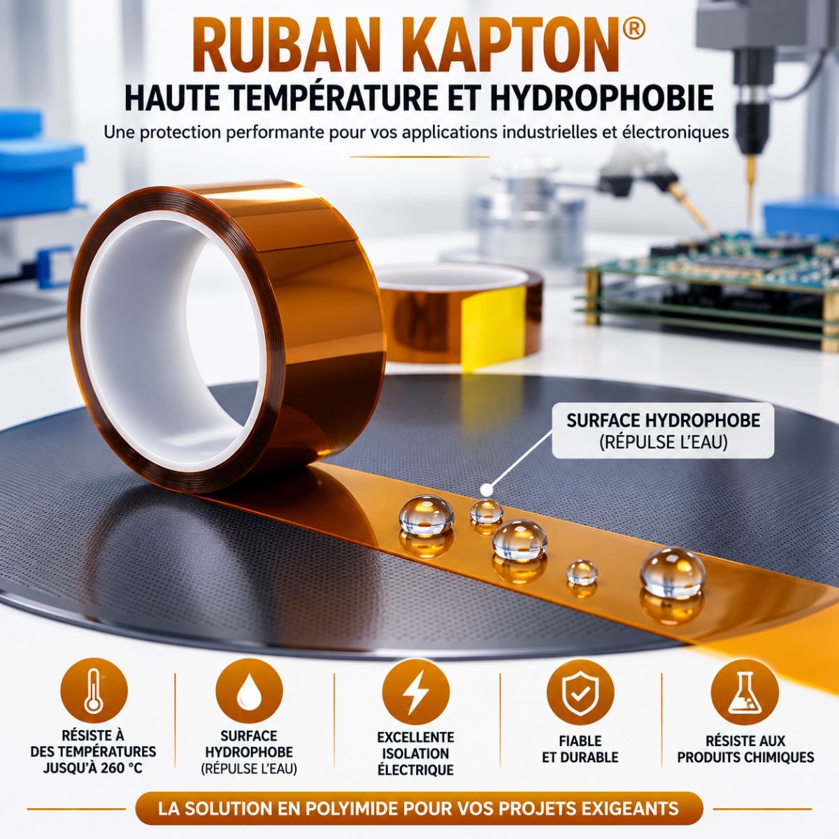 Bande -Ruban Scotch thermique 25mmx33m  2