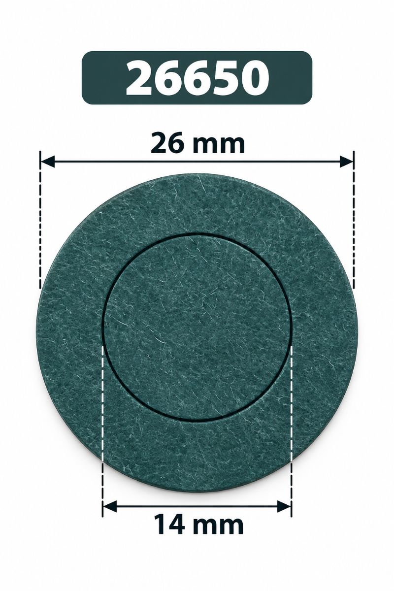 Joint isolant de pôle + cellule 26650